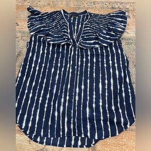 Ann Taylor Flutter Sleeve Top